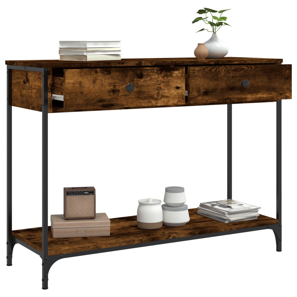 Avlastningsbord Konsollbord Sonoma Eik 100x34,5x75 cm