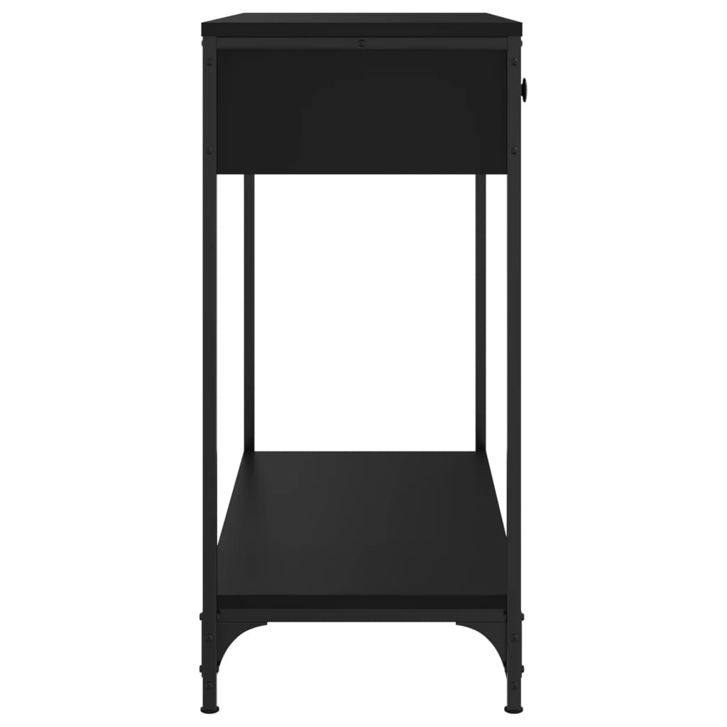 Avlastningsbord Konsollbord Svart 75x34,5x75 cm