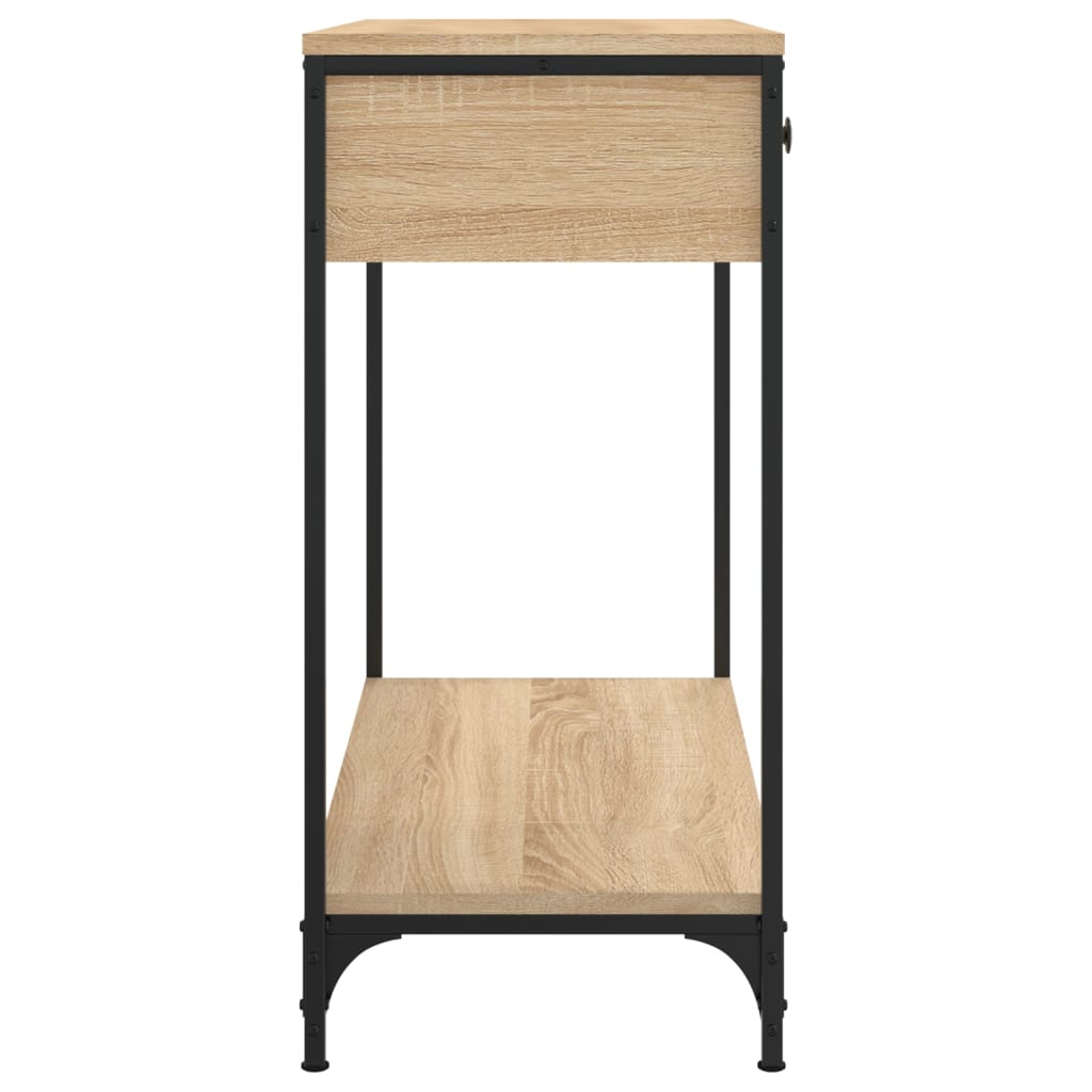 Avlastningsbord Konsollbord Sonoma Eik 75x34,5x75 cm