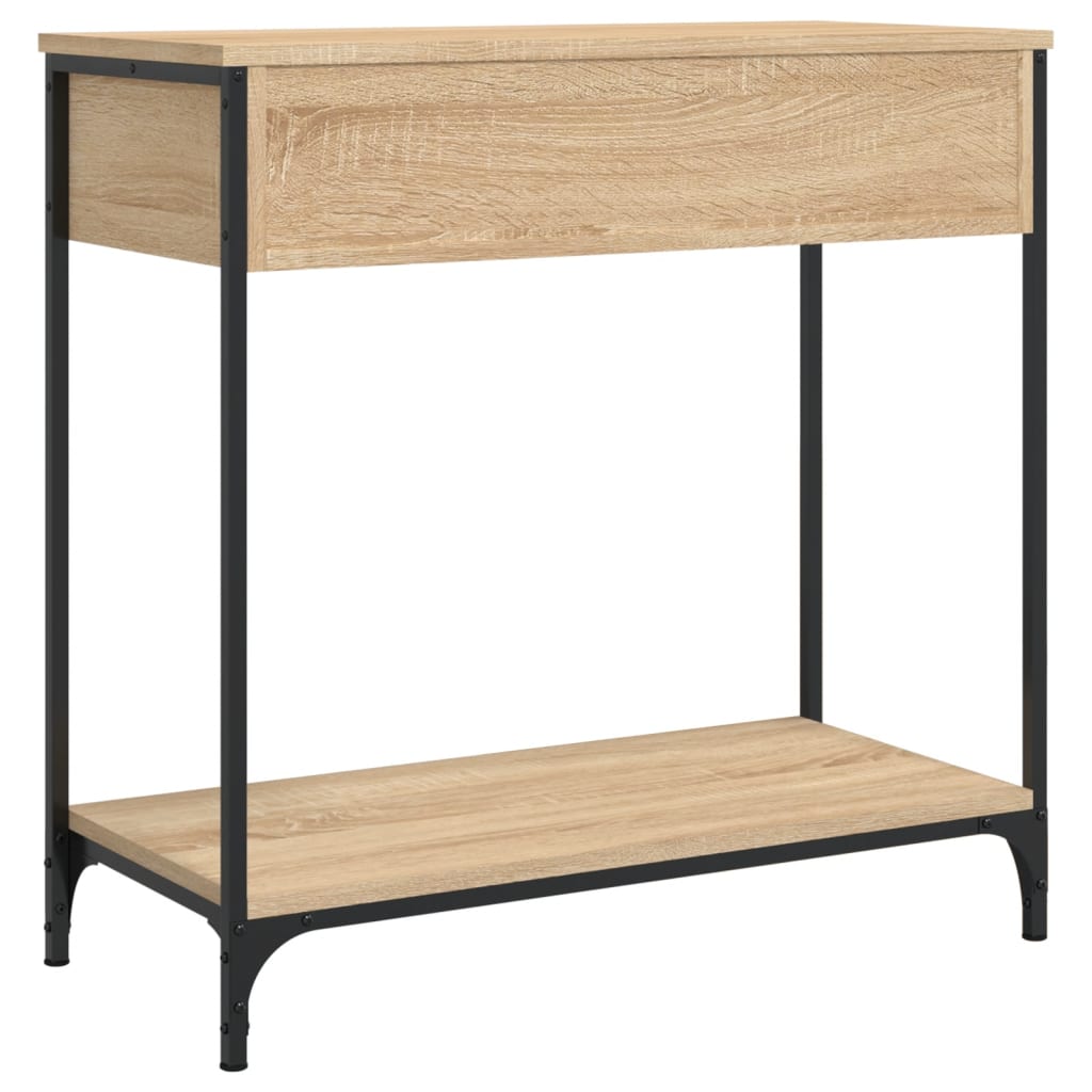 Avlastningsbord Konsollbord Sonoma Eik 75x34,5x75 cm