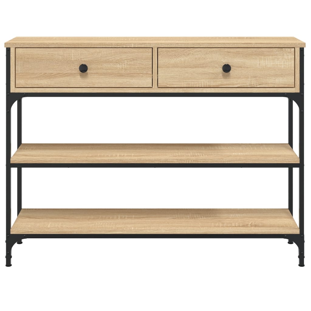 Avlastningsbord Konsollbord Sonoma Eik 100x25x75 cm