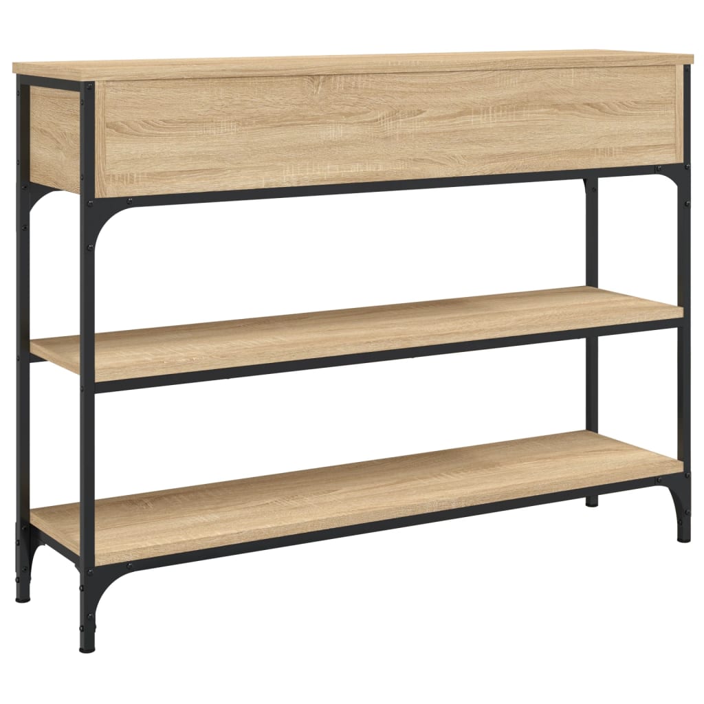 Avlastningsbord Konsollbord Sonoma Eik 100x25x75 cm