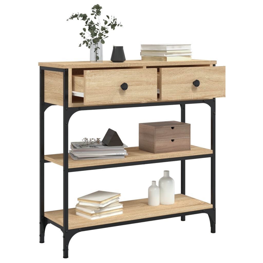Avlastningsbord Konsollbord Sonoma Eik 72,5x25x75 cm