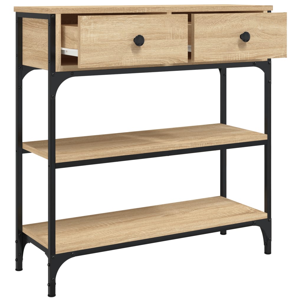 Avlastningsbord Konsollbord Sonoma Eik 72,5x25x75 cm