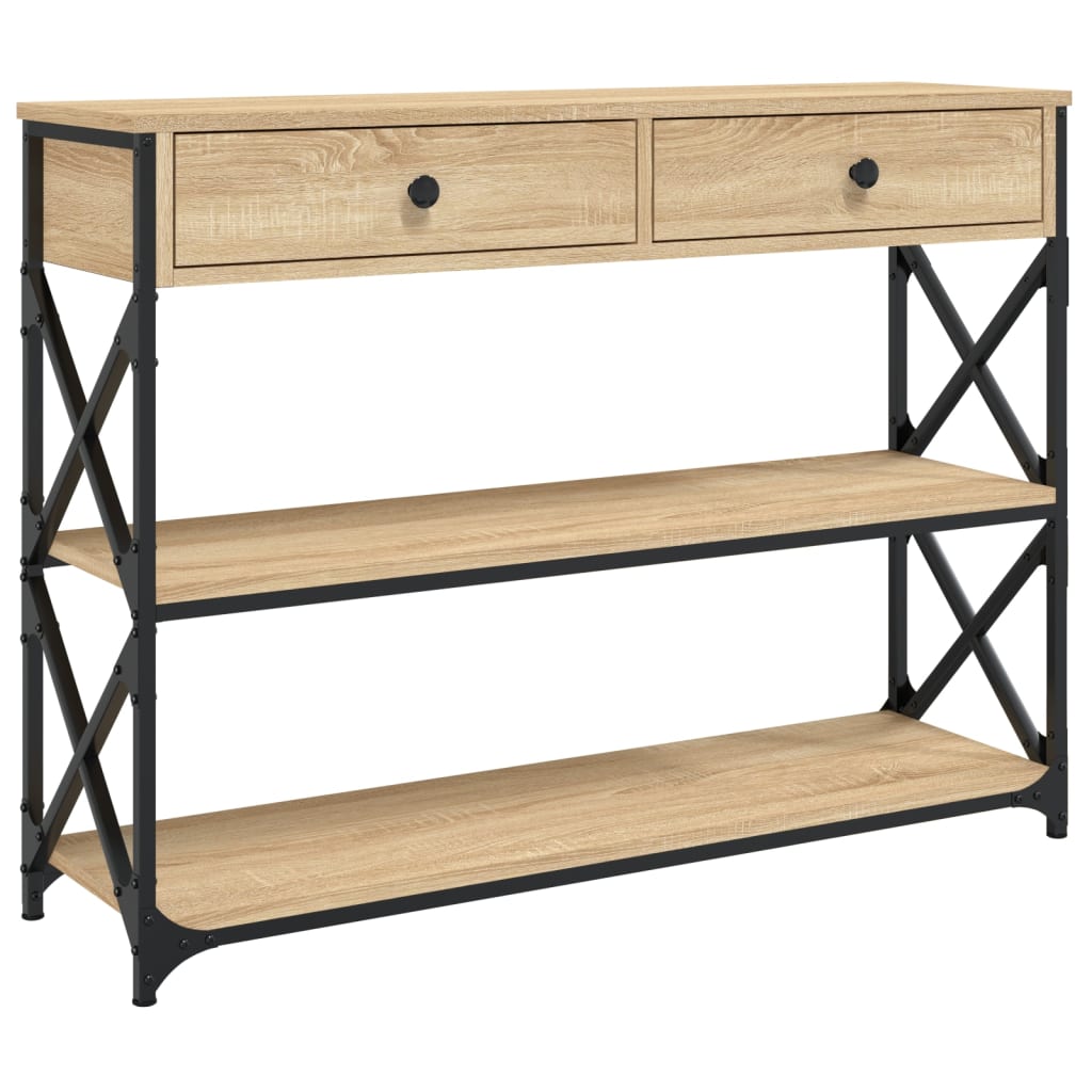 Avlastningsbord Konsollbord Sonoma Eik 100x28x75 cm
