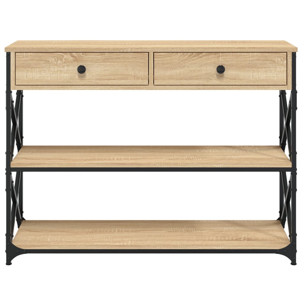 Avlastningsbord Konsollbord Sonoma Eik 100x28x75 cm