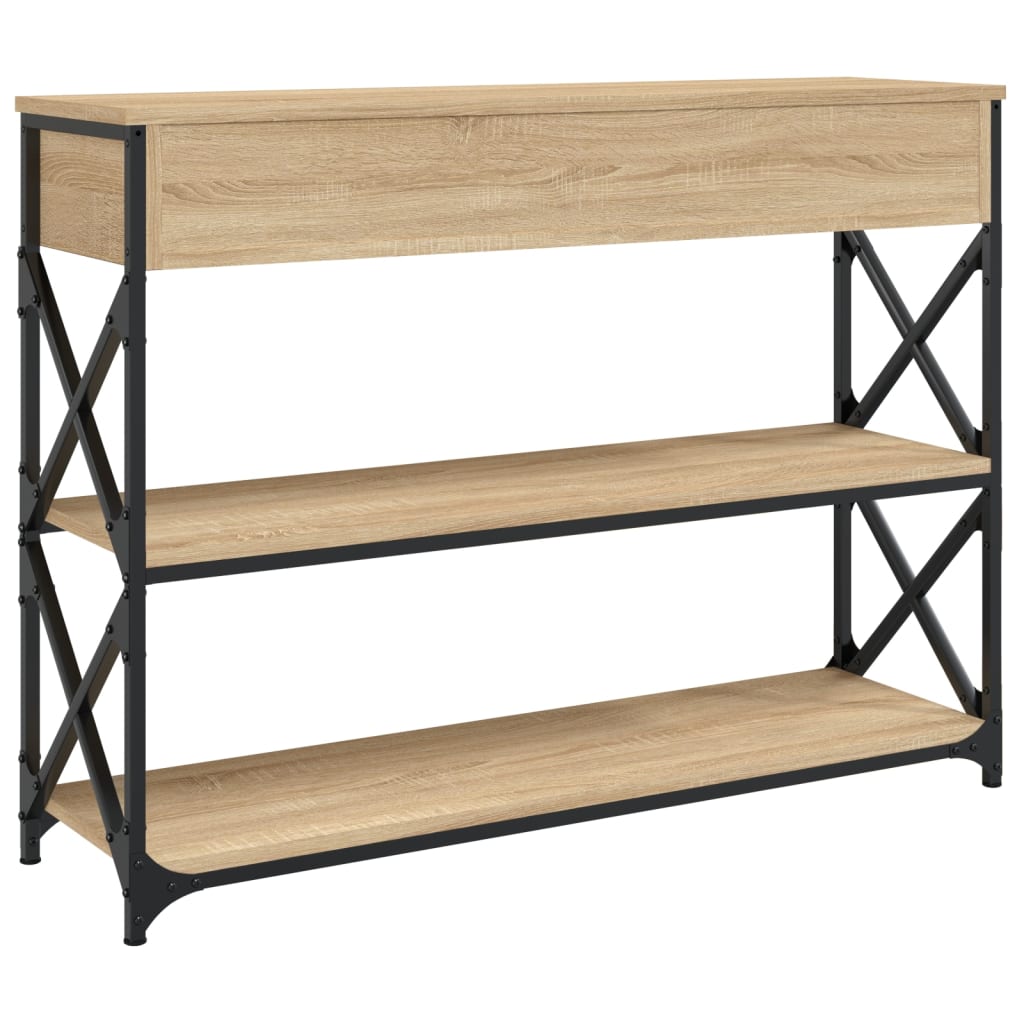 Avlastningsbord Konsollbord Sonoma Eik 100x28x75 cm