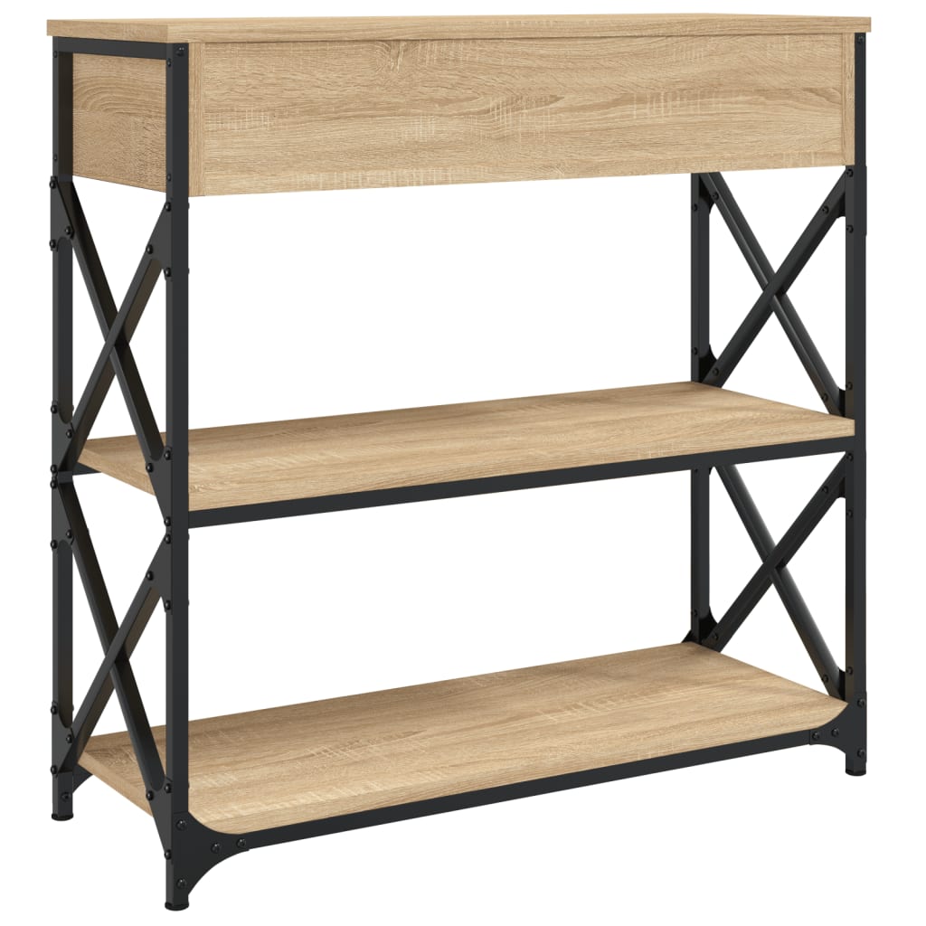 Avlastningsbord Konsollbord Sonoma Eik 75x28x75 cm