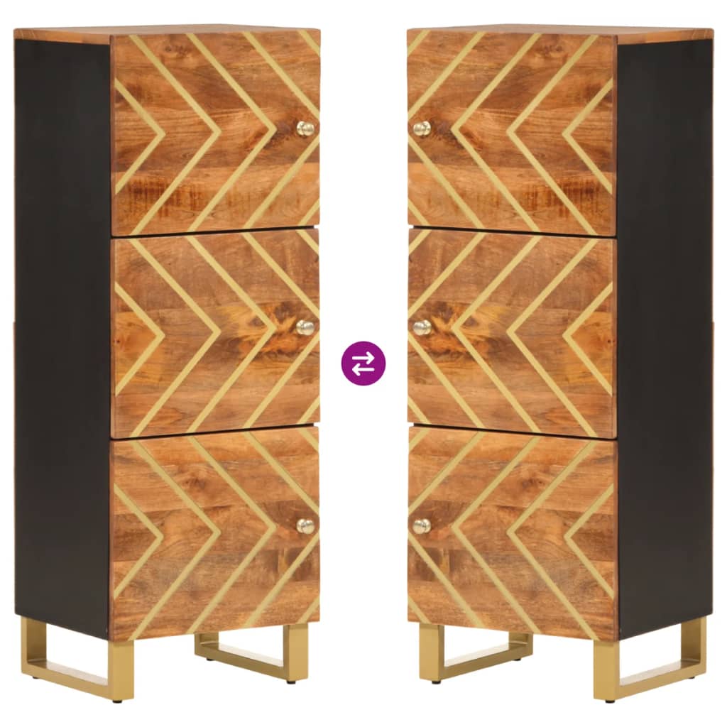 Skjenk Brun og Svart 40x33,5x110 cm