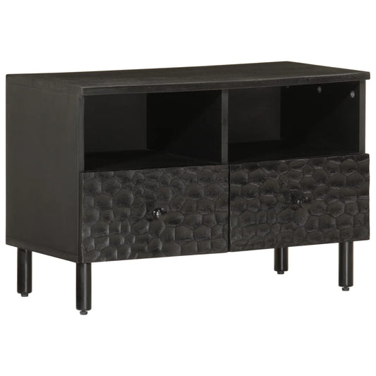 TV-Møbel Svart Tv-benk 70x33x46 cm heltre mango