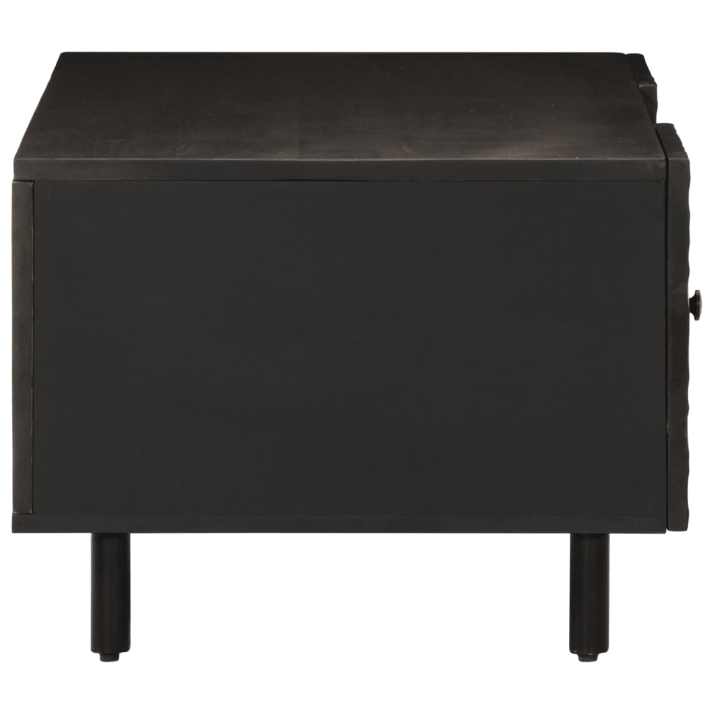Salongbord Sofabord Svart 100x54x40 cm heltre mango