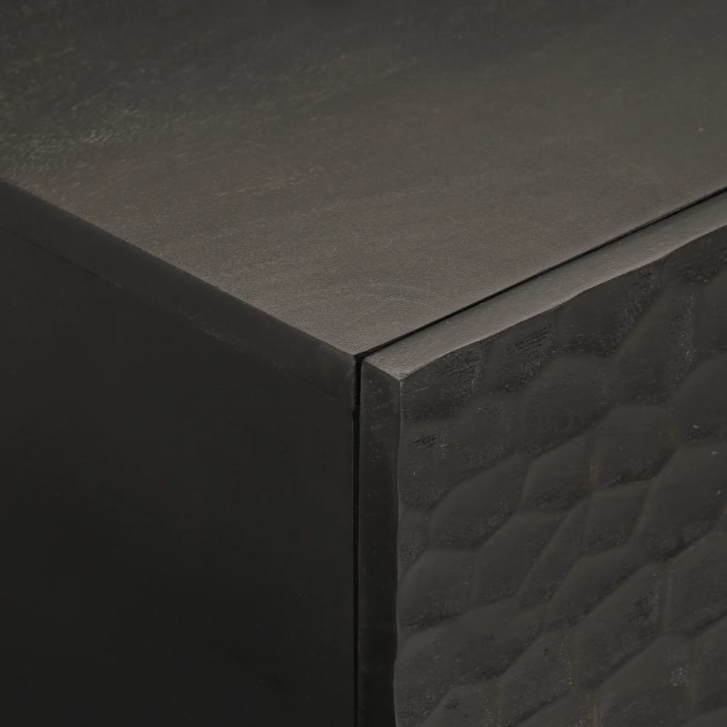 Salongbord Sofabord Svart 100x54x40 cm heltre mango