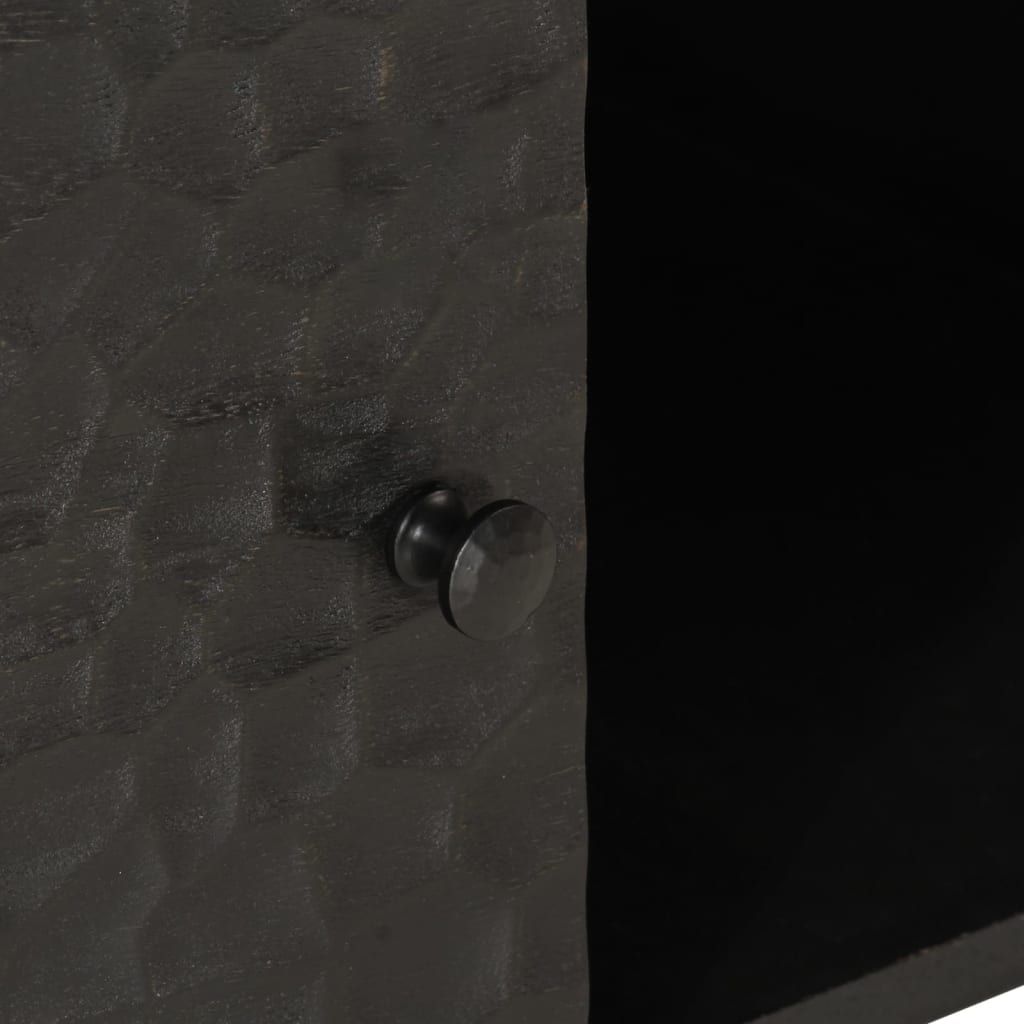 Salongbord Sofabord Svart 100x54x40 cm heltre mango