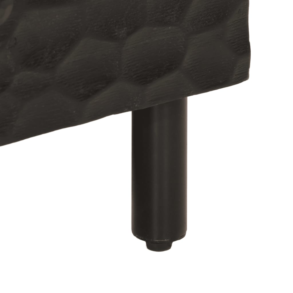 Salongbord Sofabord Svart 100x54x40 cm heltre mango