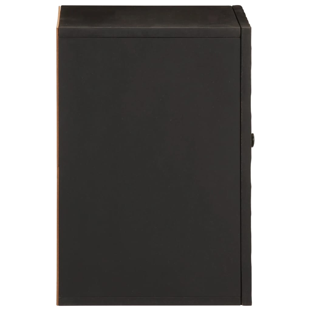 Baderomsskap Veggmontert 38x33x48 cm heltre mango