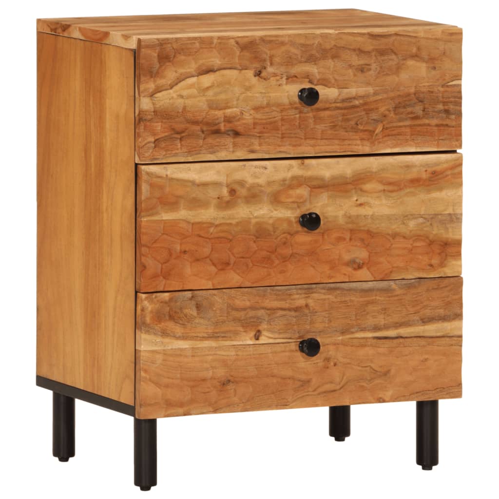 Nattbord Sengbord Tre 50x33x60 cm heltre akasie