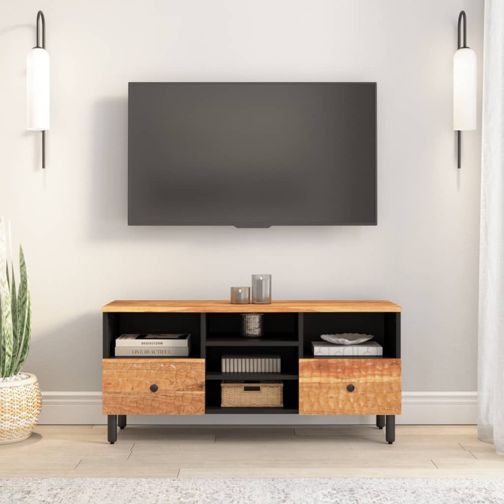 TV-Møbel Tre TV-benk heltre akasie 100x33x46 cm