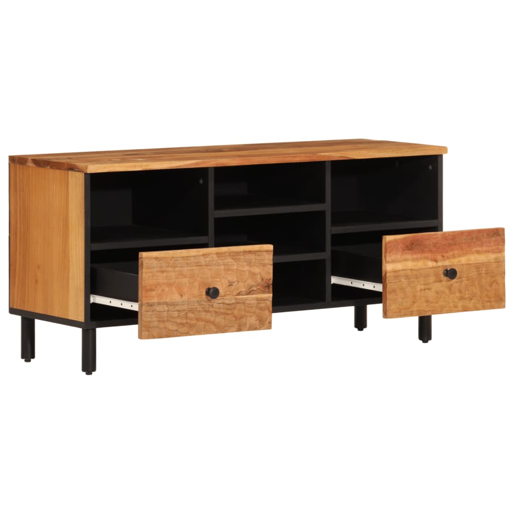 TV-Møbel Tre TV-benk heltre akasie 100x33x46 cm