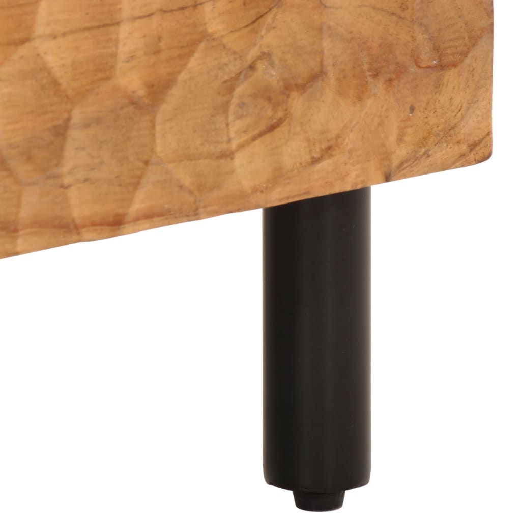 Skap heltre akasie 40x33x75 cm