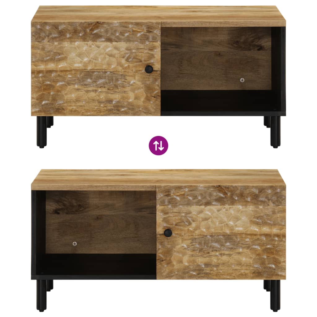 Salongbord Sofabord Tre heltre furu 80x50x40 cm