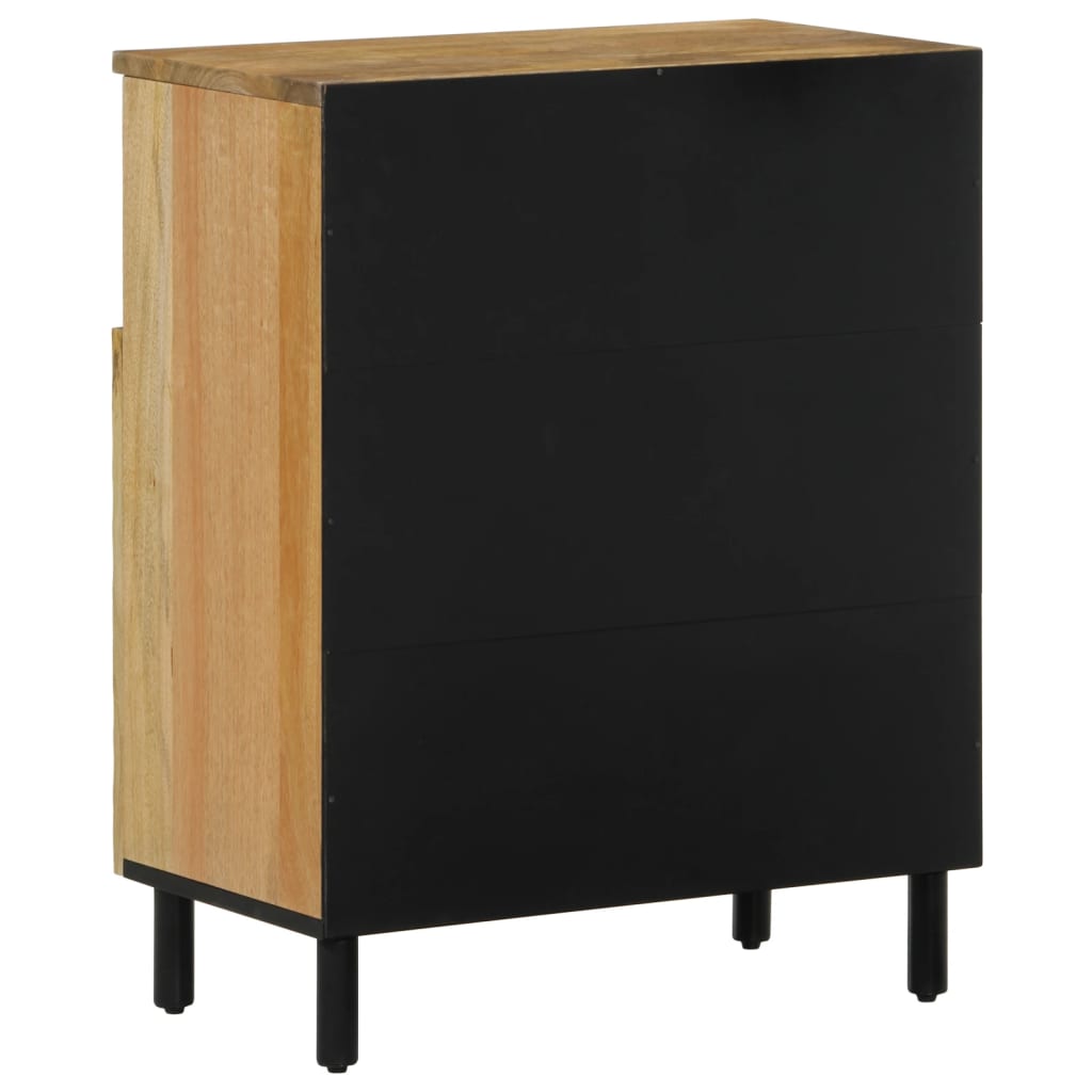Skap heltre mango 60x33x75 cm