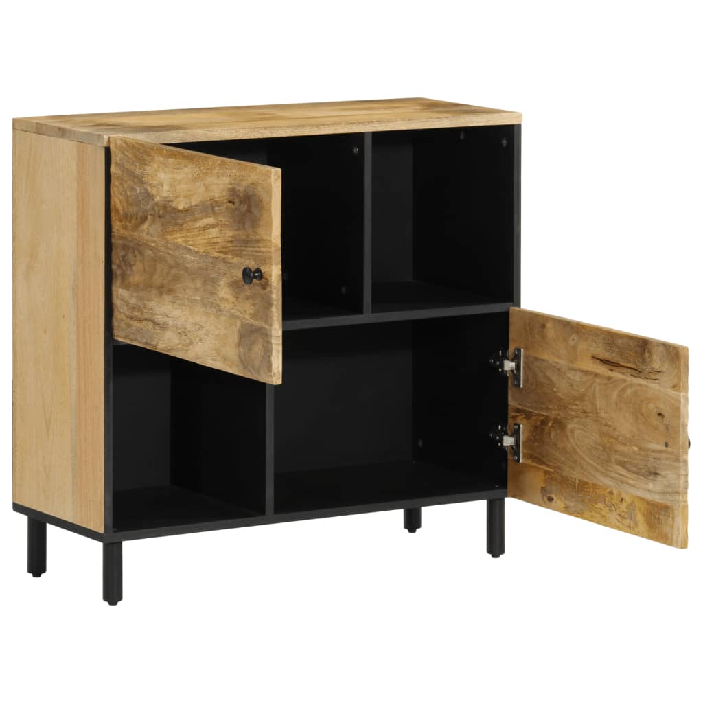 Skap heltre mango 80x33x75 cm