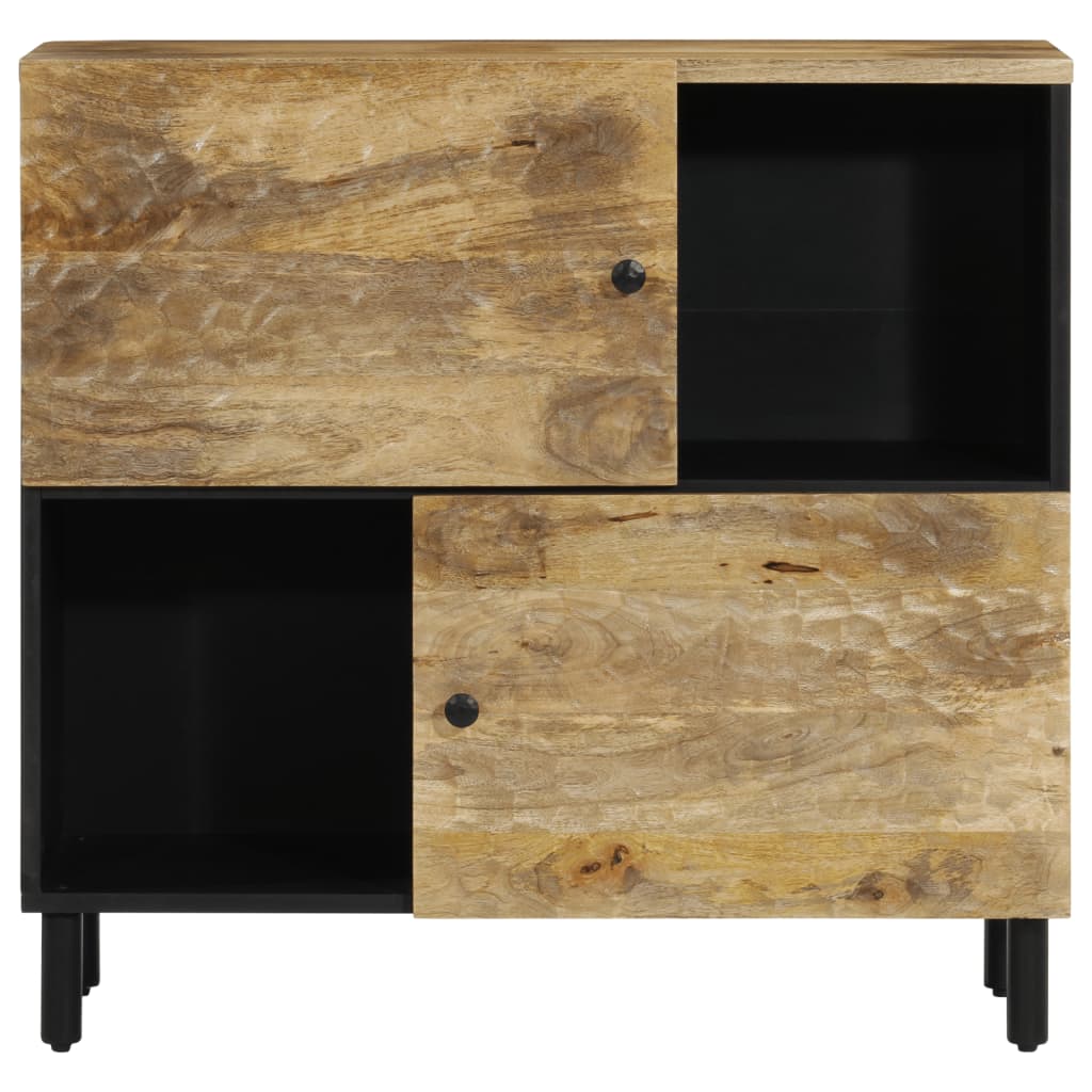 Skap heltre mango 80x33x75 cm