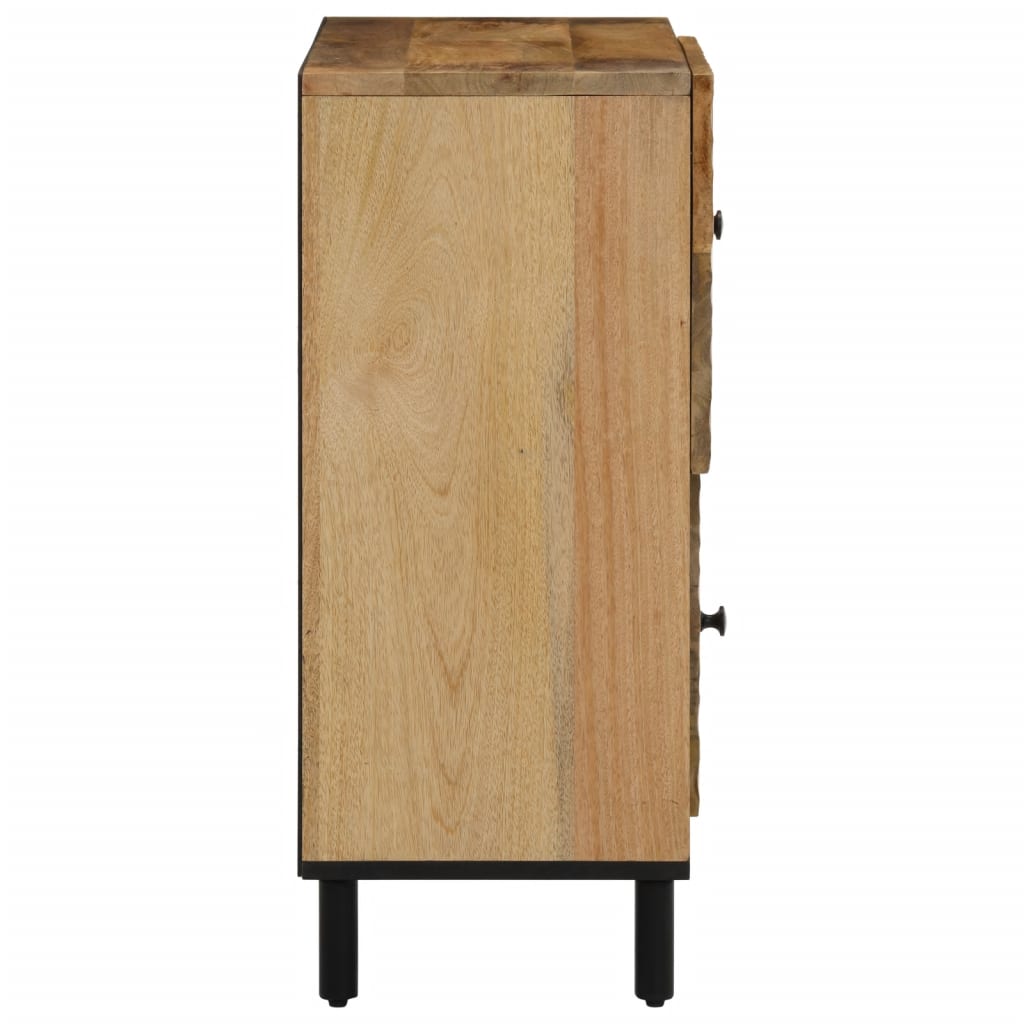 Skap heltre mango 80x33x75 cm
