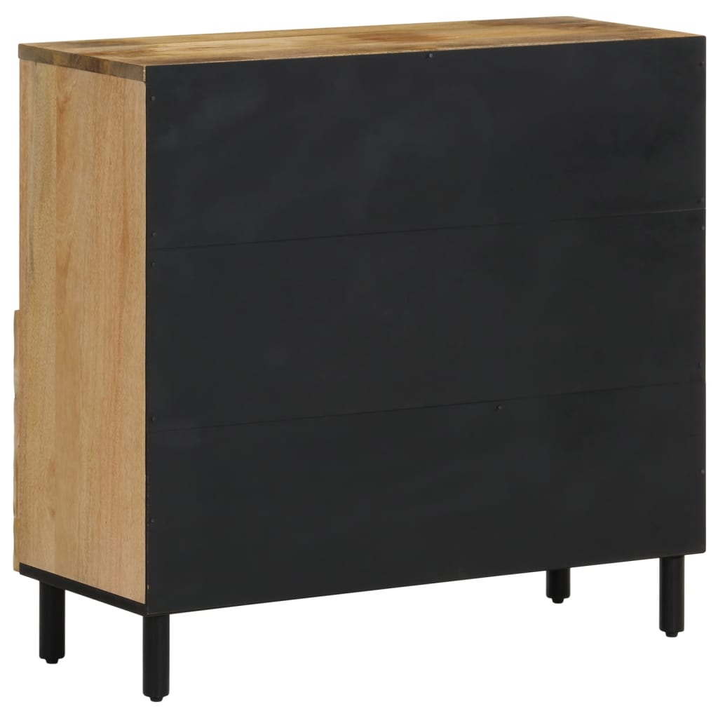 Skap heltre mango 80x33x75 cm