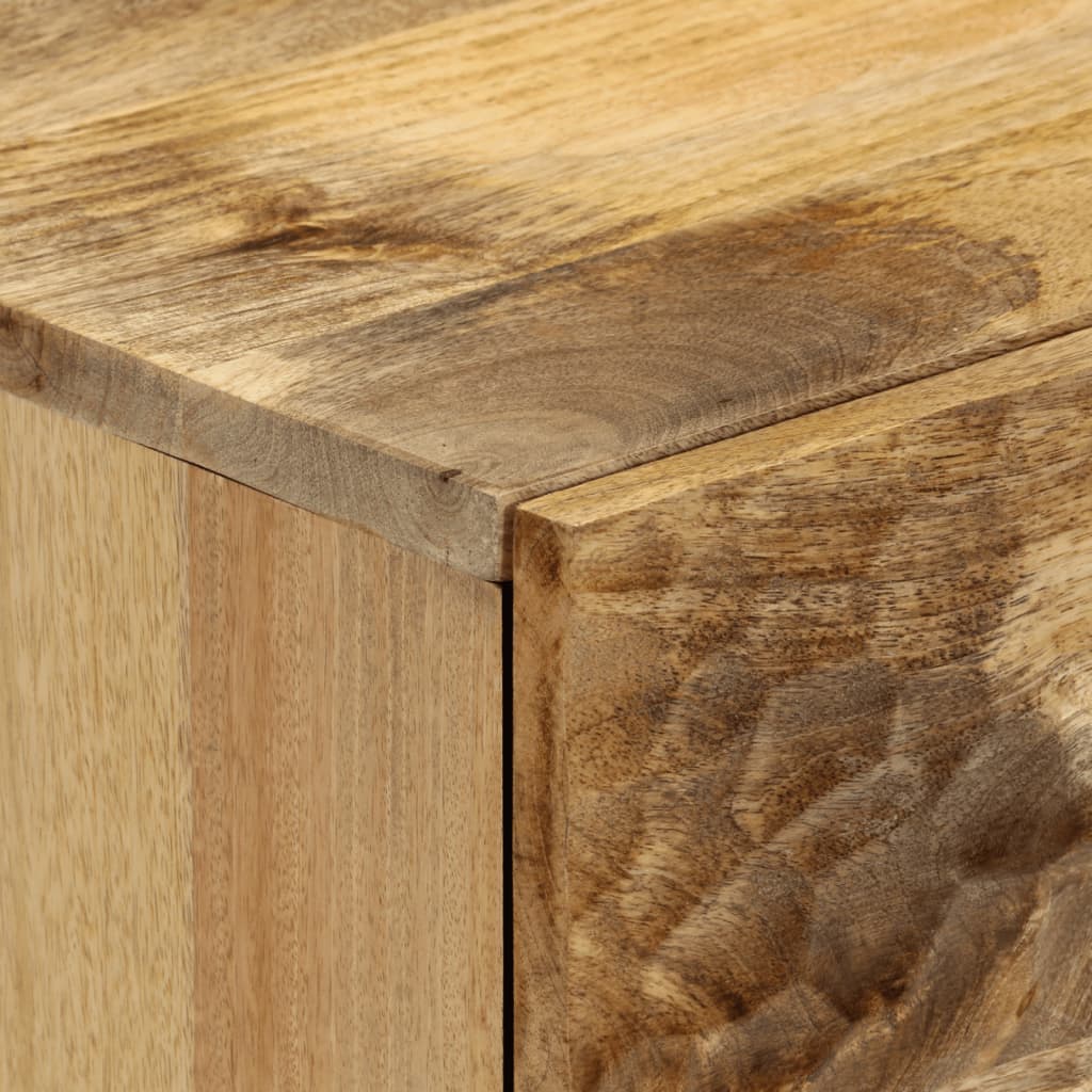 Skap heltre mango 80x33x75 cm