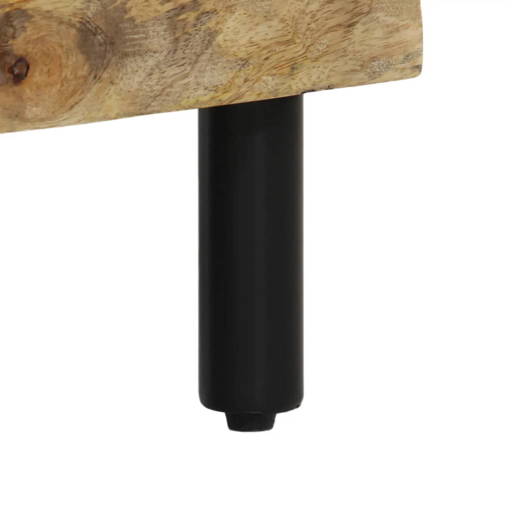 Skap heltre mango 80x33x75 cm