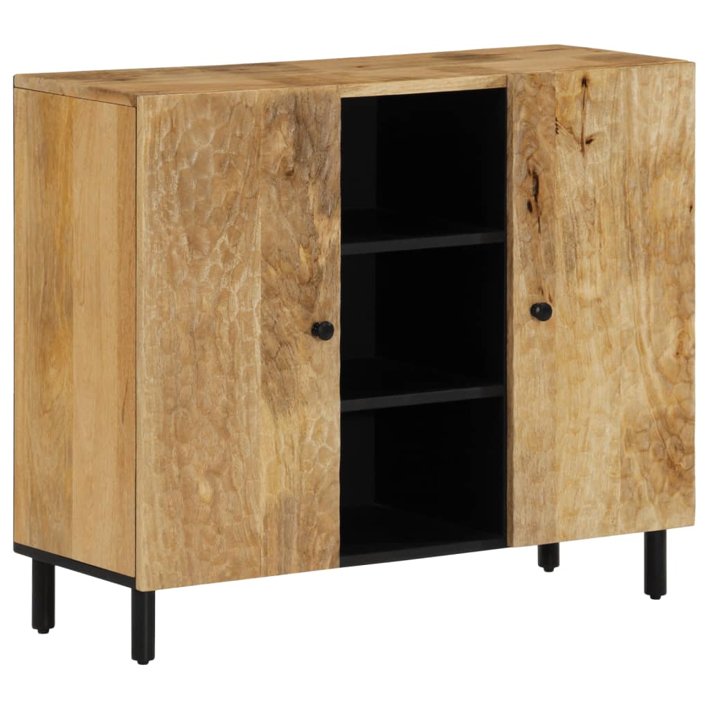 Skap heltre mango 90x33x75 cm