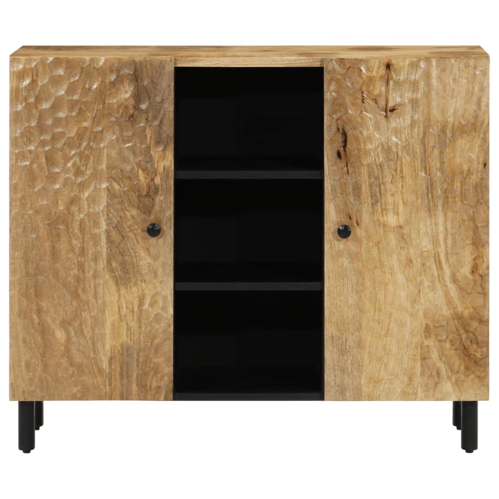 Skap heltre mango 90x33x75 cm