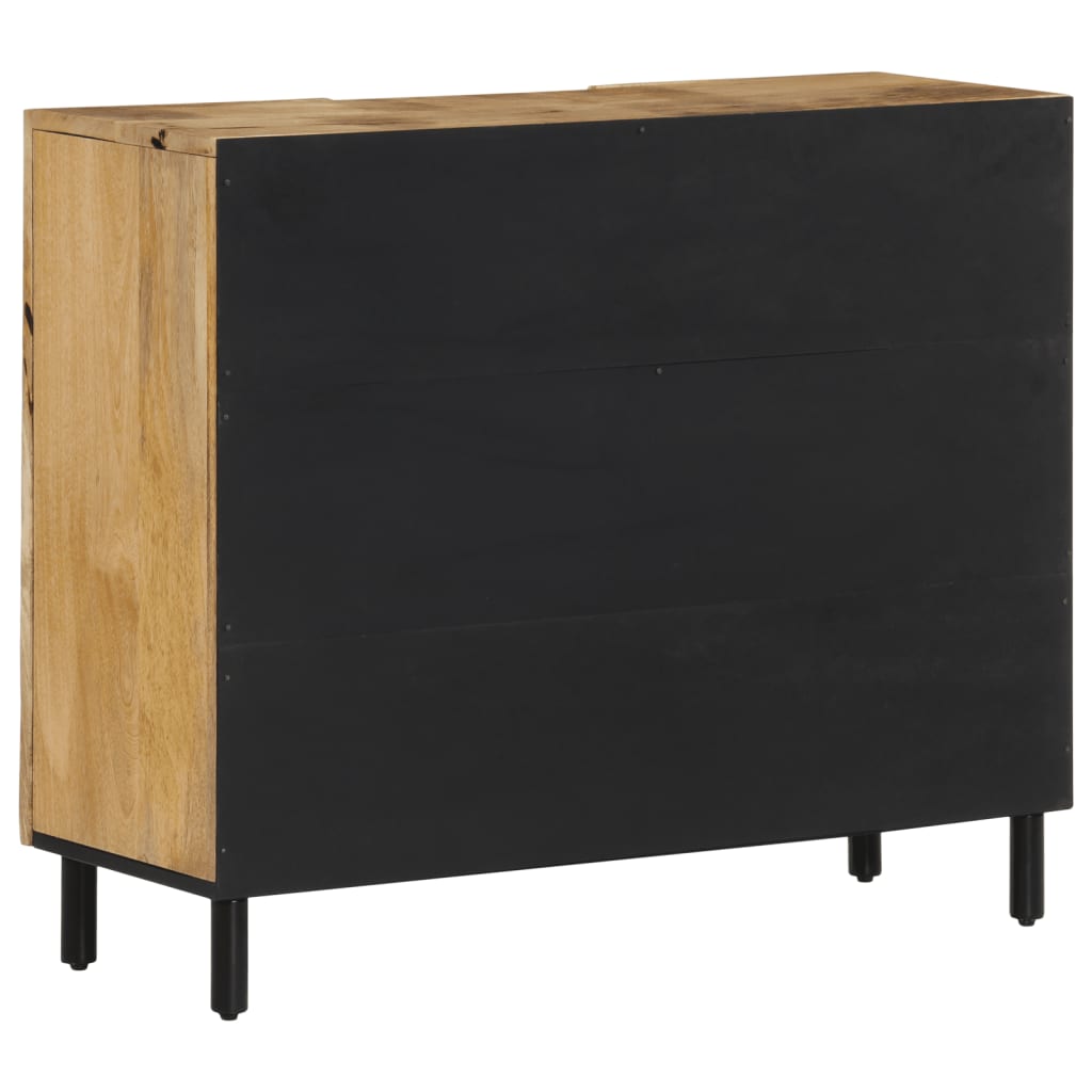 Skap heltre mango 90x33x75 cm