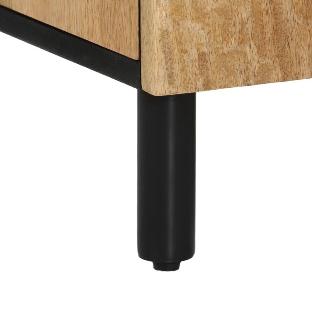 Skap heltre mango 90x33x75 cm