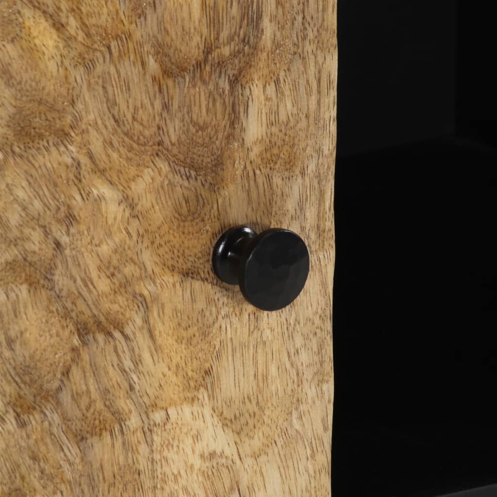 Skap heltre mango 90x33x75 cm