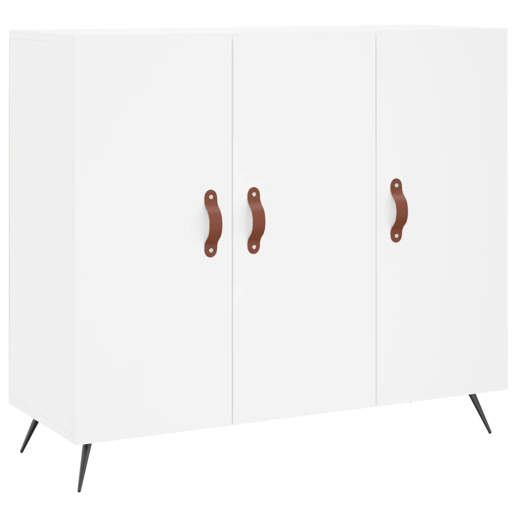 Skjenk Hvit 90x34x80 cm