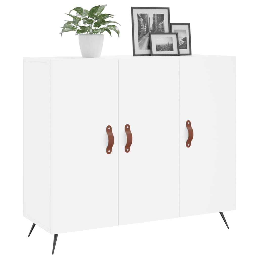 Skjenk Hvit 90x34x80 cm
