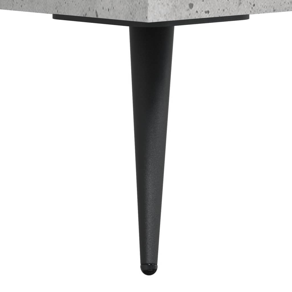 Kommode Betonggrå 90x34x80 cm