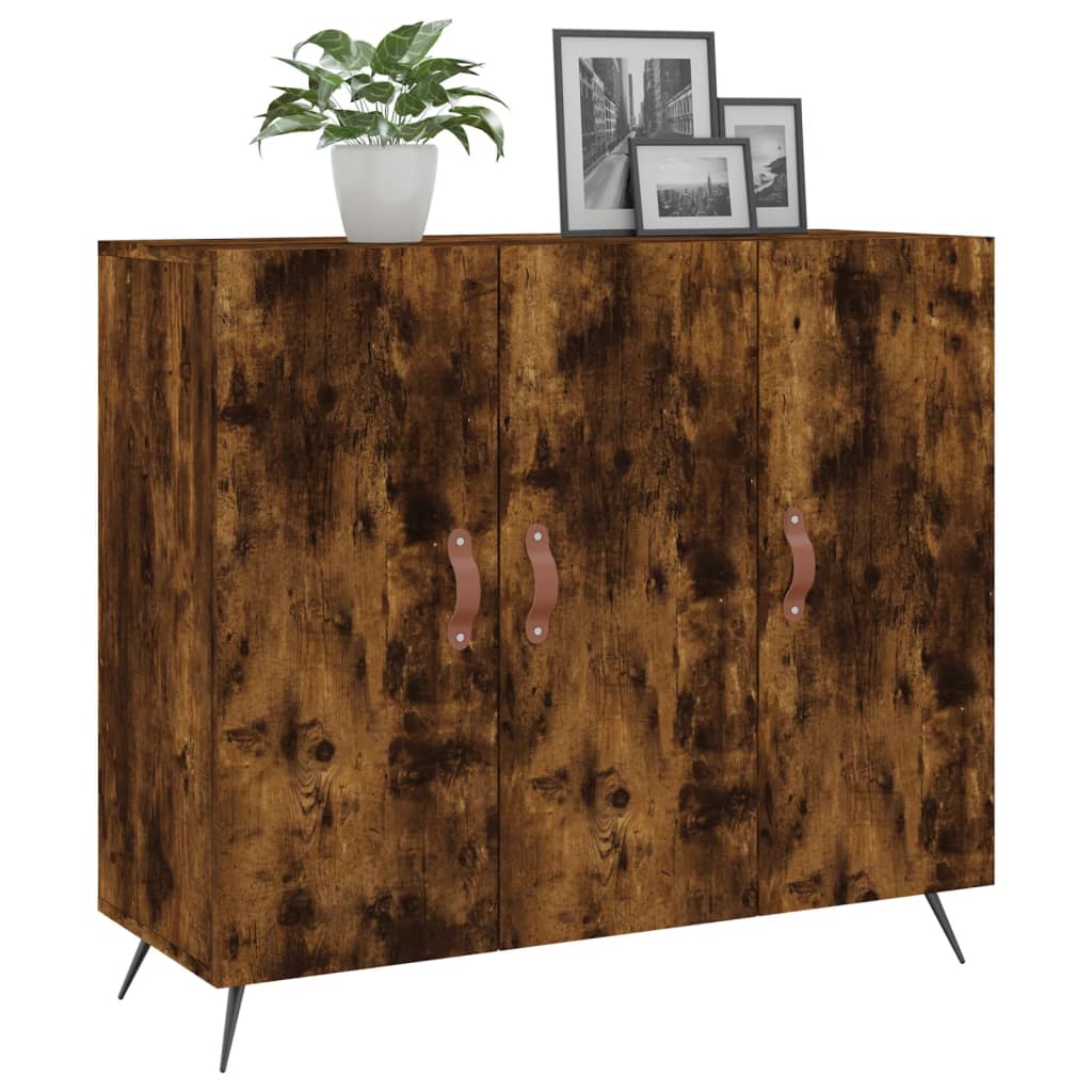 Kommode Røkt Eik 90x34x80 cm