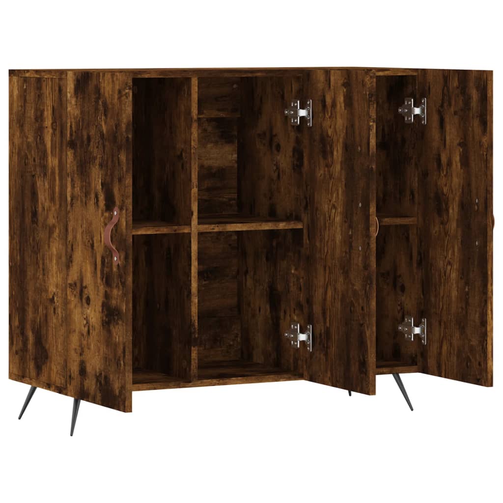 Kommode Røkt Eik 90x34x80 cm