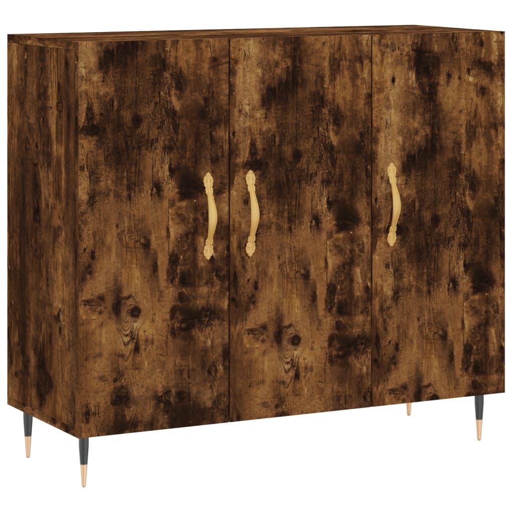 Kommode Røkt Eik 90x34x80 cm