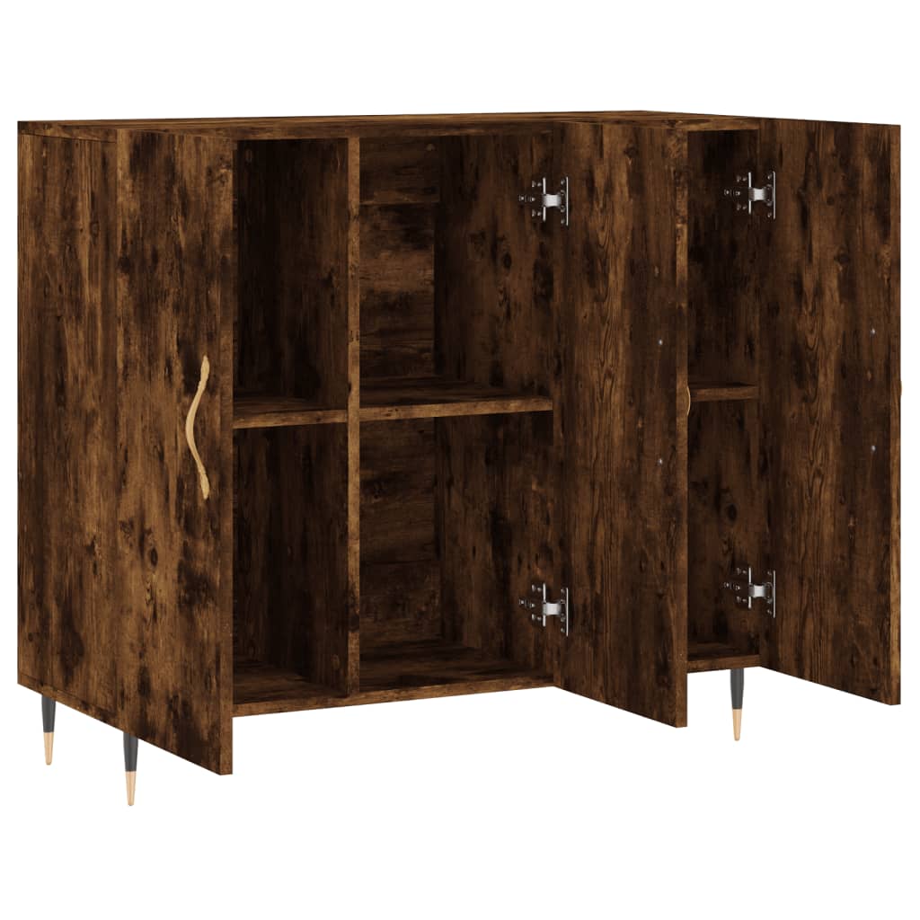 Kommode Røkt Eik 90x34x80 cm