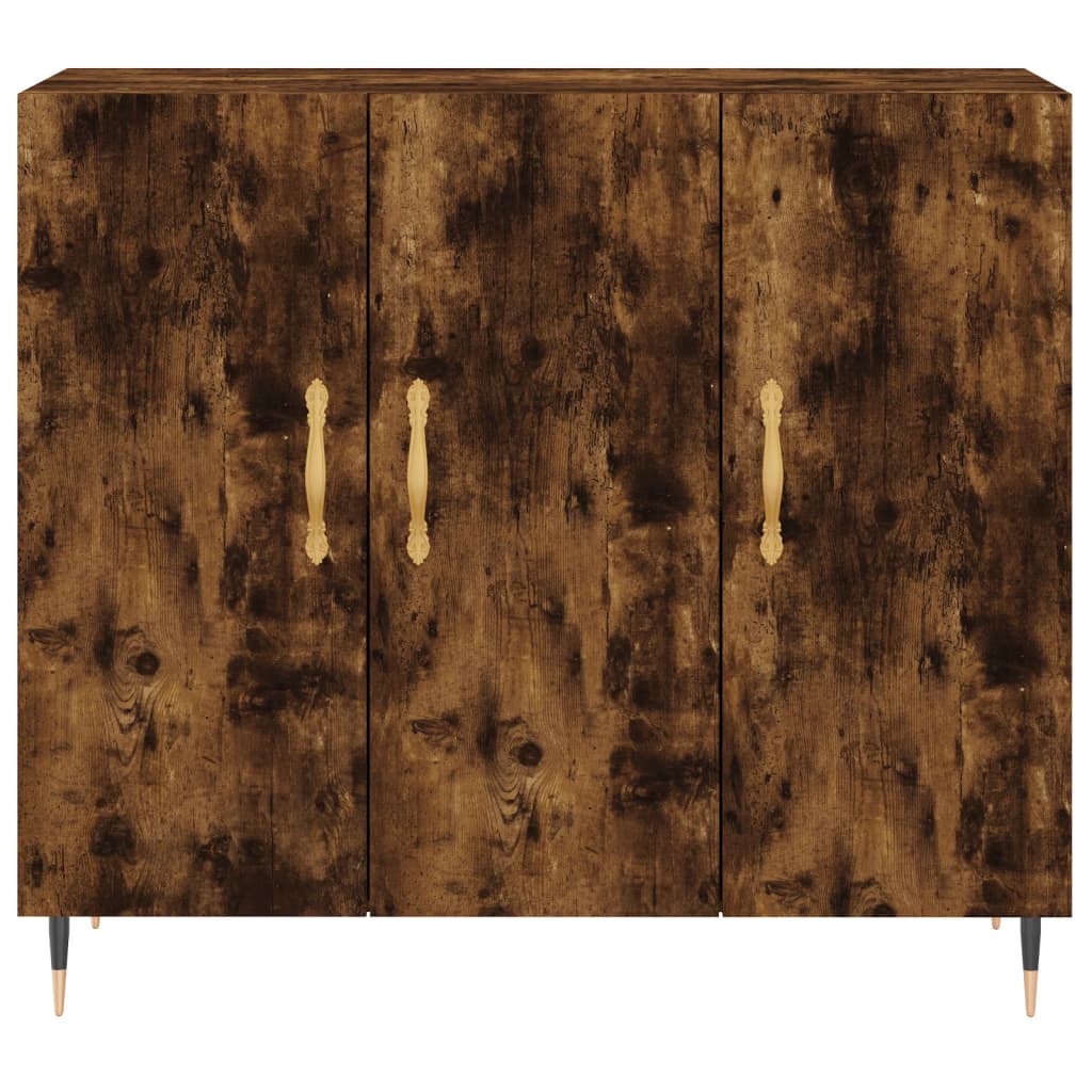 Kommode Røkt Eik 90x34x80 cm
