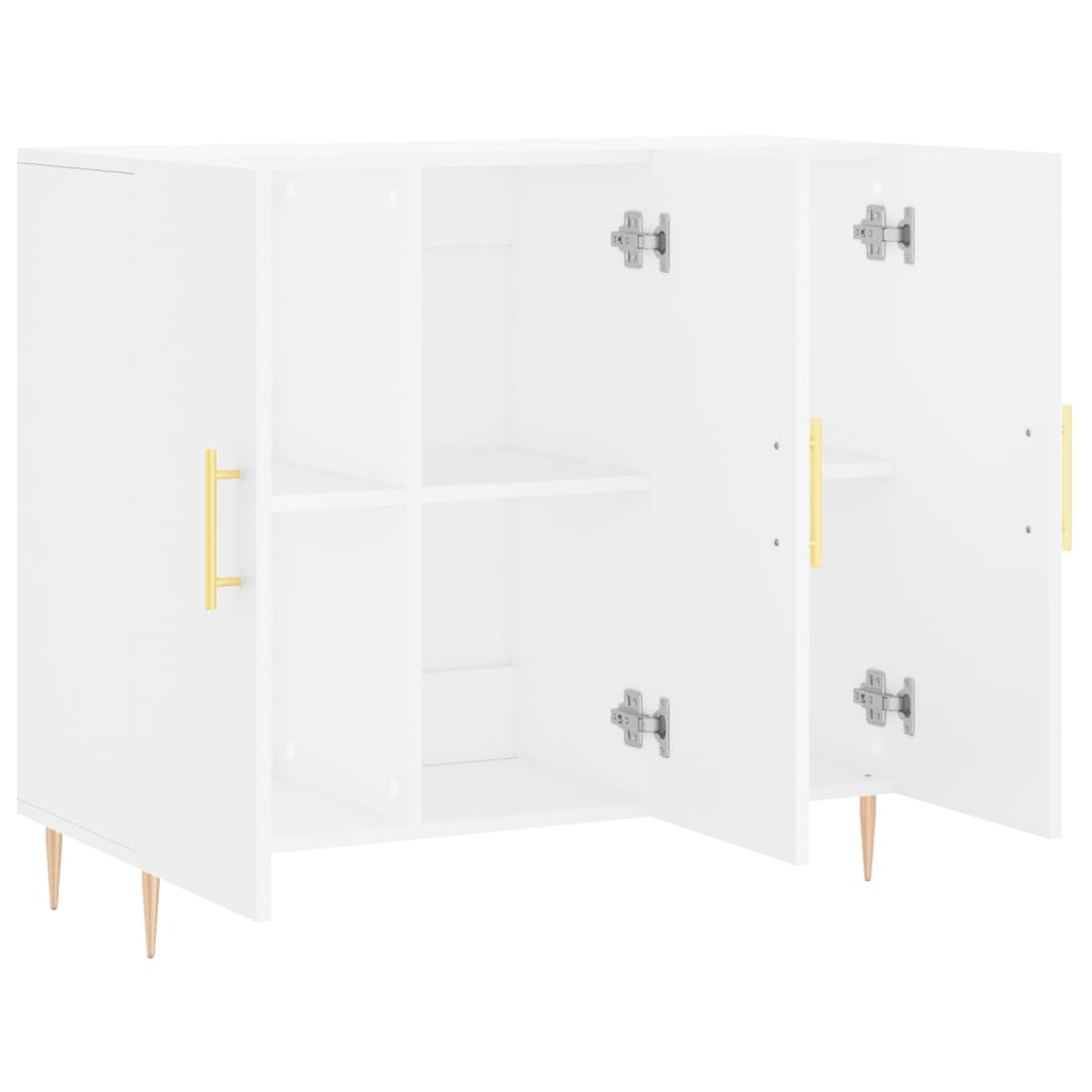 Skjenk Hvit 90x34x80 cm