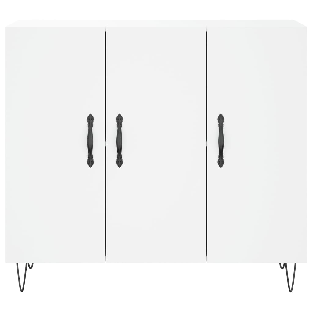Skjenk Hvit 90x34x80 cm
