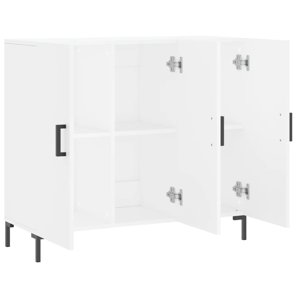 Skjenk Hvit 90x34x80 cm