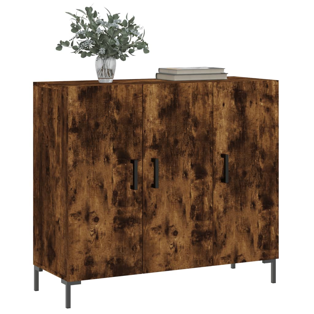 Kommode Røkt Eik 90x34x80 cm