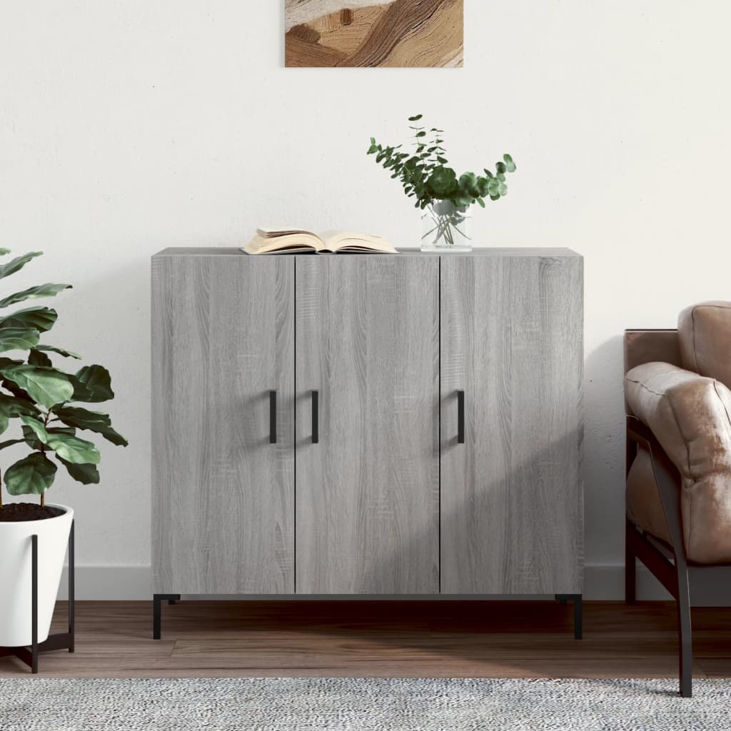 Skjenk Sonoma Grå 90x34x80 cm
