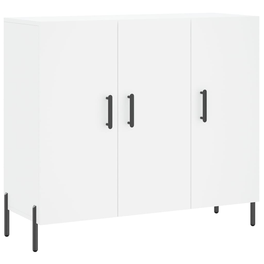 Skjenk Hvit 90x34x80 cm